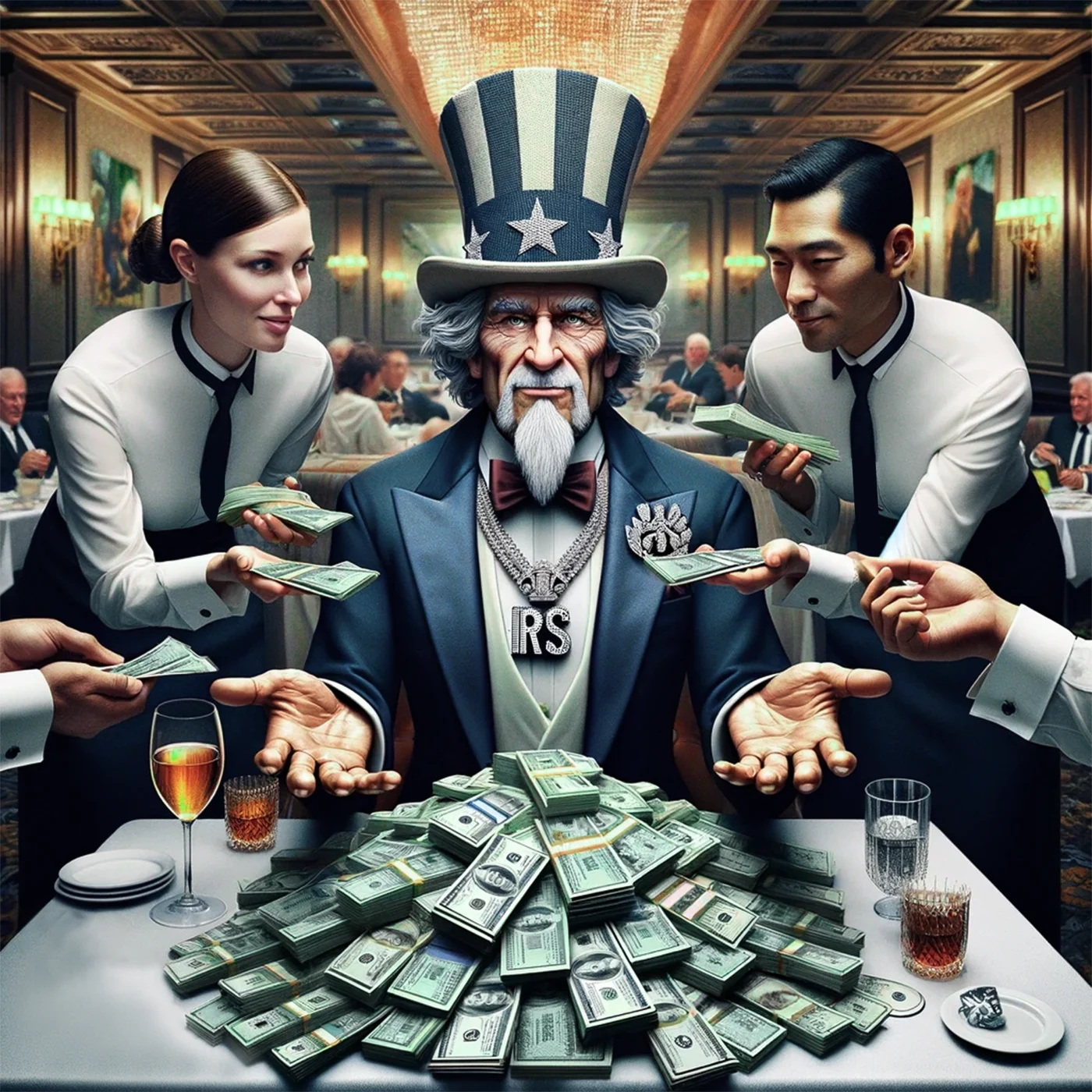 Uncle Sam Taking $$
